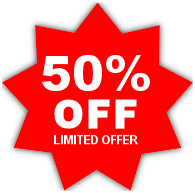 50% Off Limited Offer